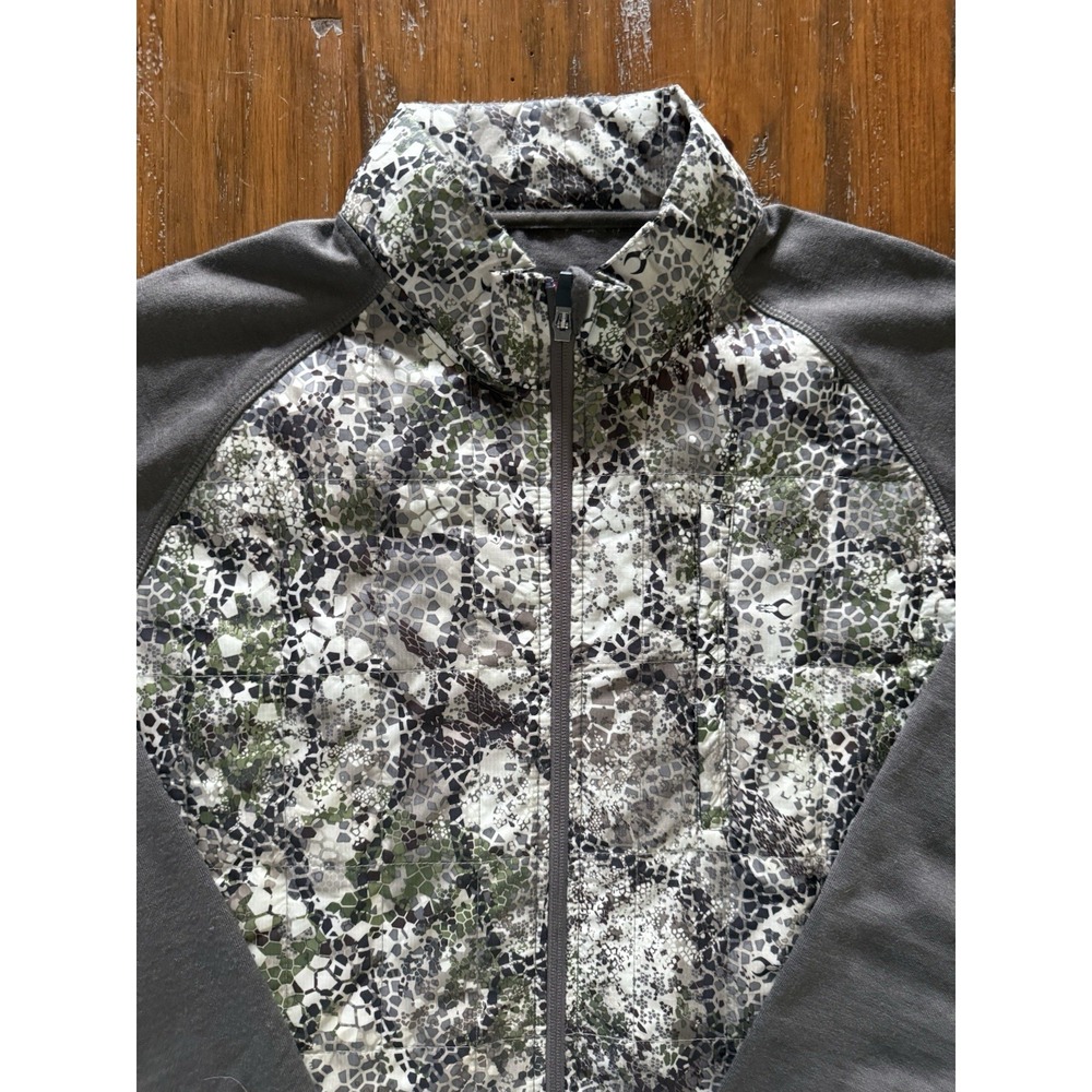 Badlands Ovis Merino Sweater Mens XXL Approach Camo Hunting Jacket Full Zip Wool - Picture 2 of 7